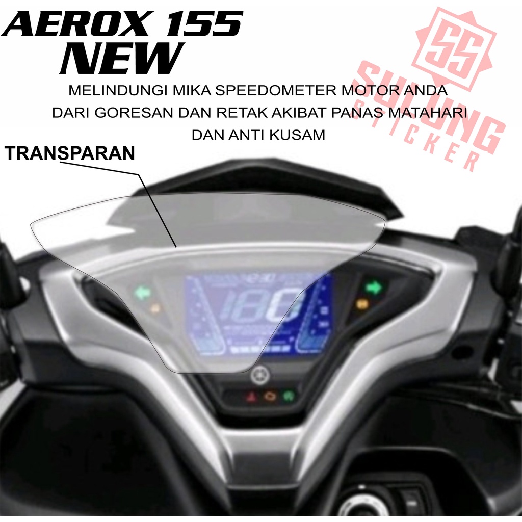 Stiker Anti Gores Sticker Pelindung Spidometer Seepedometer Motor Yamaha Aerox 155 NEW