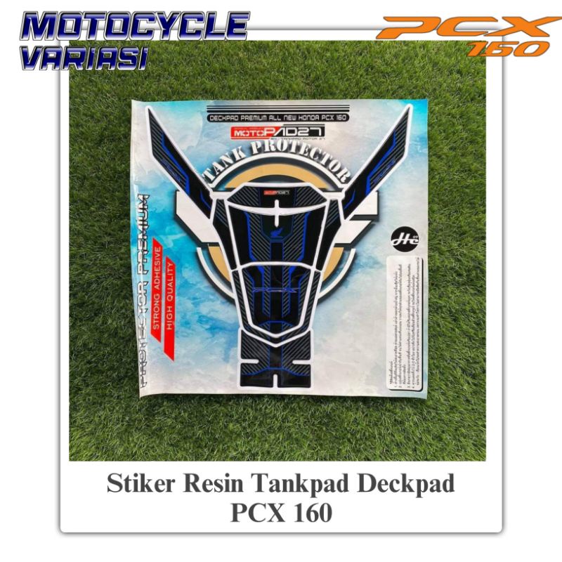 Stiker PCX 160 RESIN Stiker Tankpad Deckpad PCX 160 Timbul Resin Premium