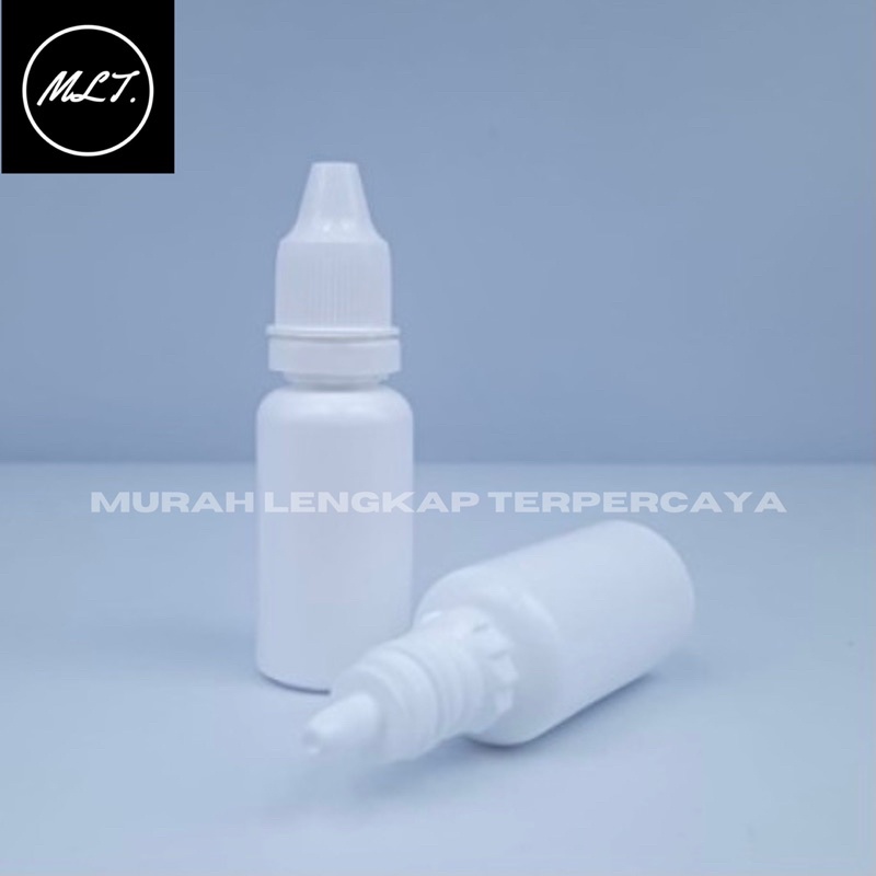 BOTOL TETES 10 ML TUTUP SEGEL / BOTOL TETES 10ML PUTIH SEGEL INSTO