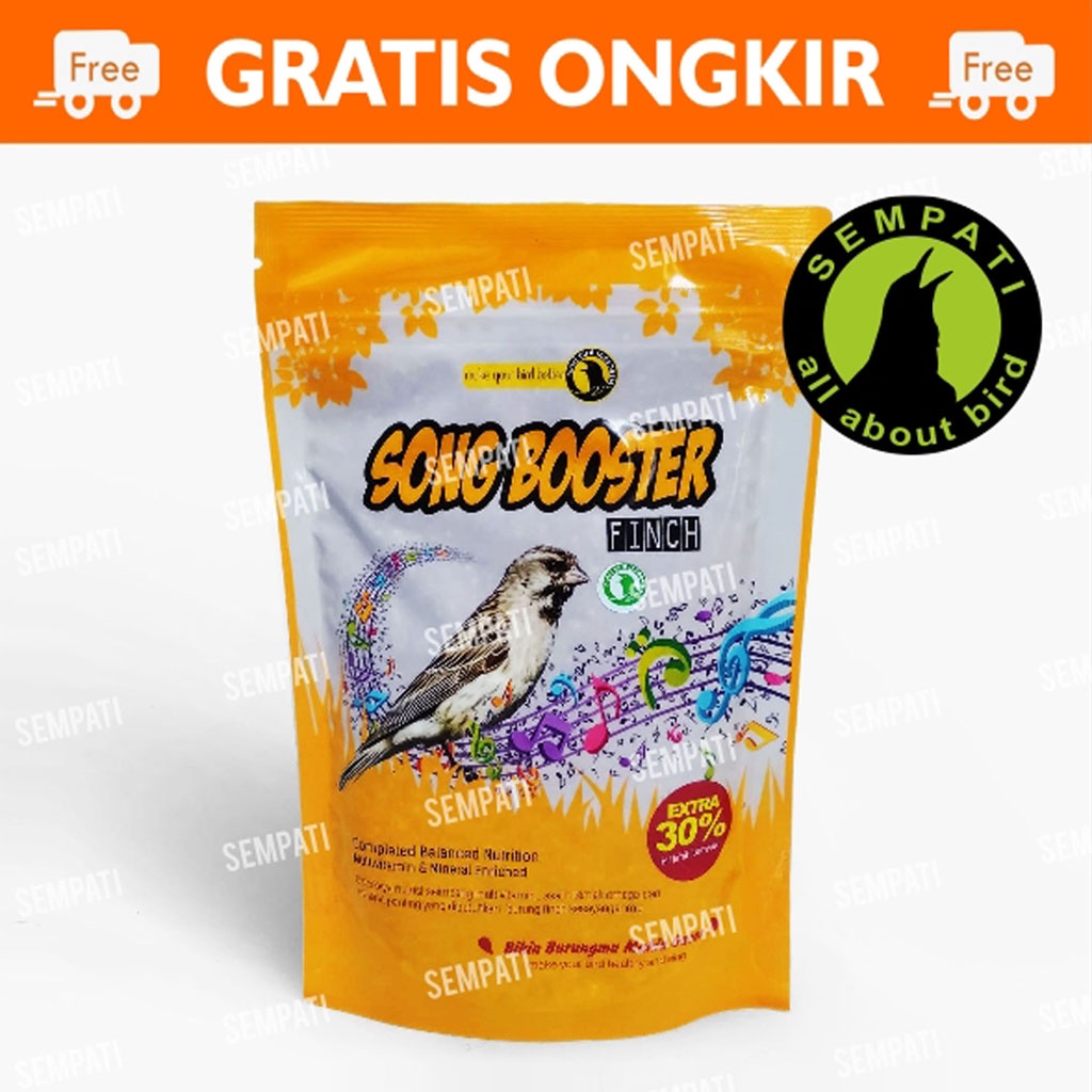 SONG BOOSTER FINCH NUTRIBIRD 200 GR PAKAN PUR VOER BURUNG KICAU FINCH