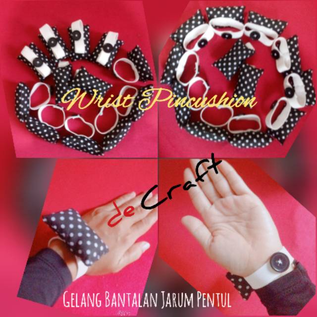 Wrist Pincushion (Gelang Bantalan Jarum Pentul)