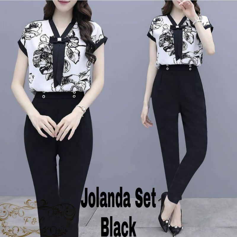 SET CELANA JOLANDA FASHION, BABYTERRY, SETELAN, 2 UKURAN