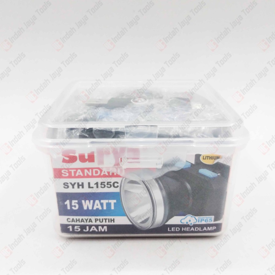 Senter Kepala Surya 15 Watt Syh L 155 C Headlamp Surya SYH L155C