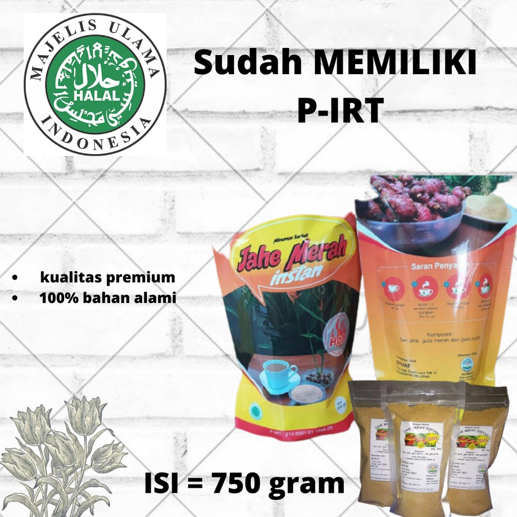 

Jahe hot bubuk instan 750 gr