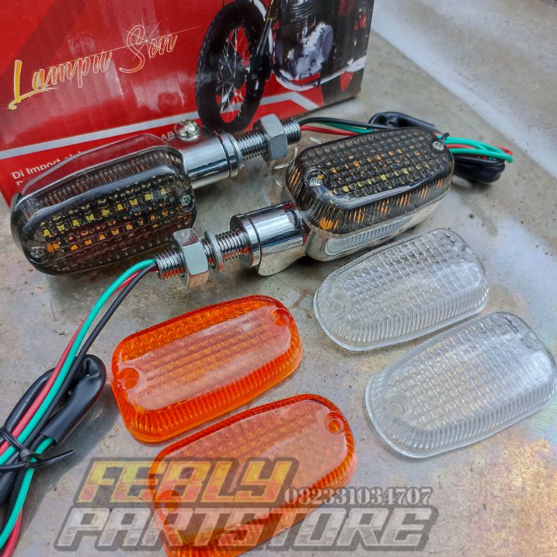 SIEN S90 MIKA SMOKE MIKA HITAM ORANGE PITIH SEIN GL100 RX KING SEIN S90 RETING S90 SEIN LED S90 SEIN