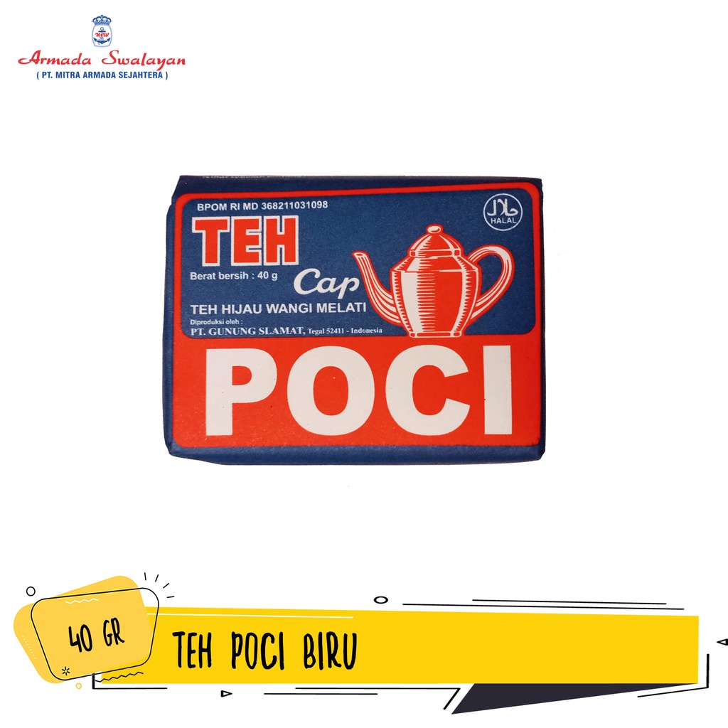 

Teh Cap Poci Biru, Kuning, Gold | All Variant 40gr