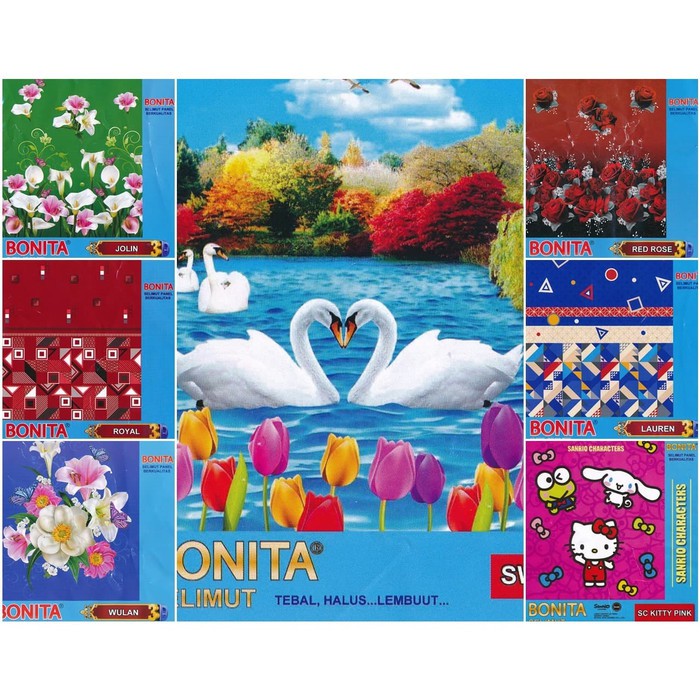 Diskon Promo Murah Selimut Bulu Tebal Halus Polos Hotel Ukuran  NO213  Bonita