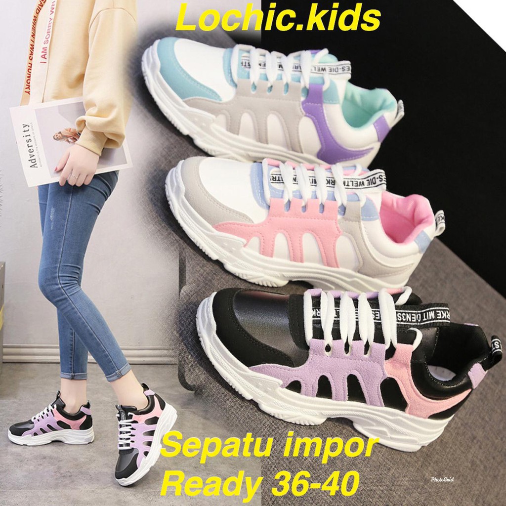 (LOLI-JKT) D-03 SEPATU DEWASA IMPORT 36-40 (lochic)