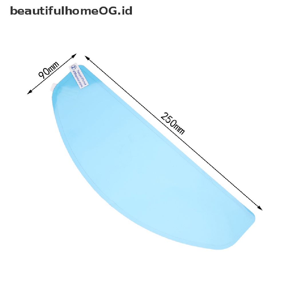 1pc Film Pelindung Lensa Helm Motor Universal Anti Kabut / Hujan