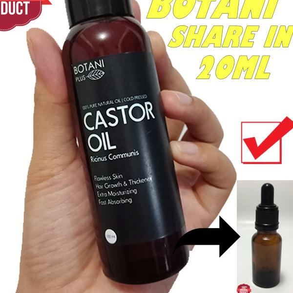 ❈ CASTOR OIL BOTANI, Minyak Jarak Castor Oil Botani Plus 100% PureMinyak Penumbuh Rambut SHARE IN 20