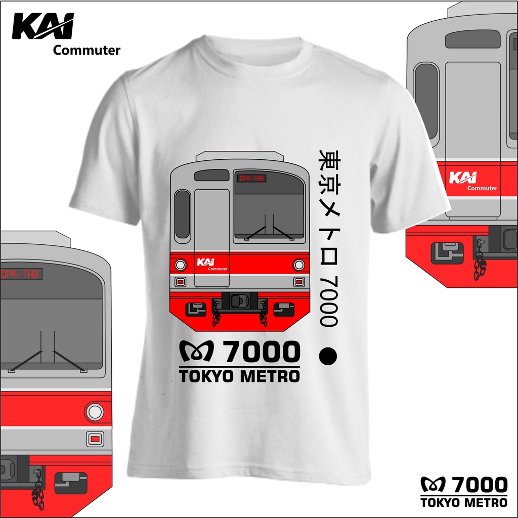 Kaos Railfans Kereta Api KRL TM6000-7000 (Dewasa/Anak)