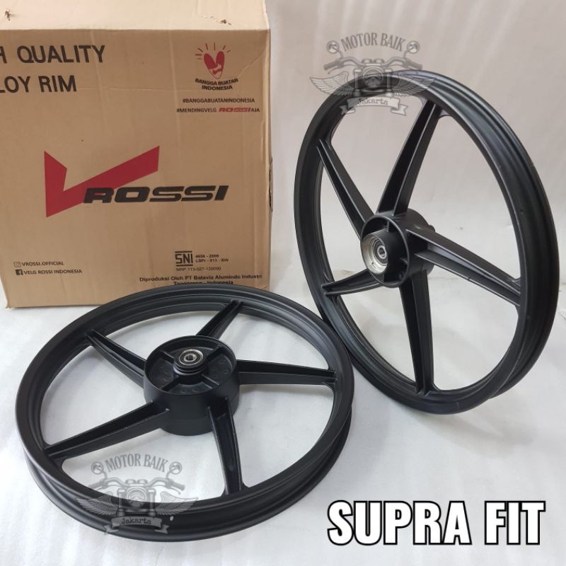 Velg velek pelek racing revo 100cc supra fit 1set ROSSI depan belakang 140 160 ring 17