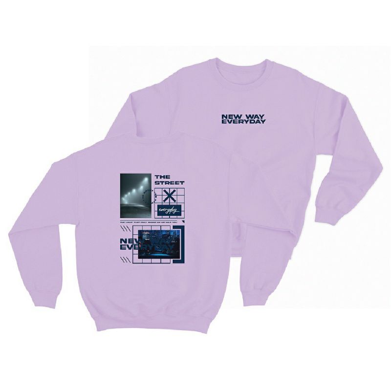 Sweater Crewneck unisex (New way everyday)