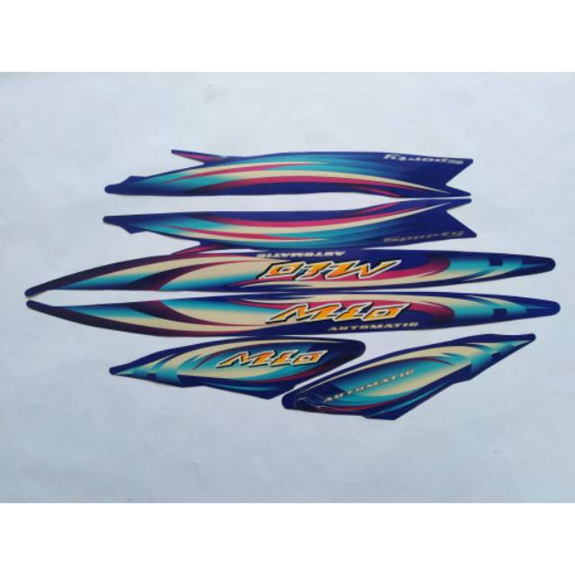 stiker striping yamaha mio sporty 2007 biru