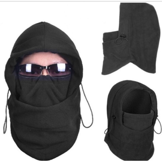 Masker scarf balaclava multifungsi ninja kupluk polar 6 in 1 Full Face