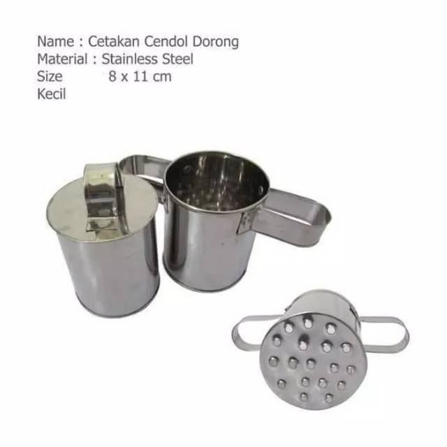 cetakan cendol/dawet stainless bulat