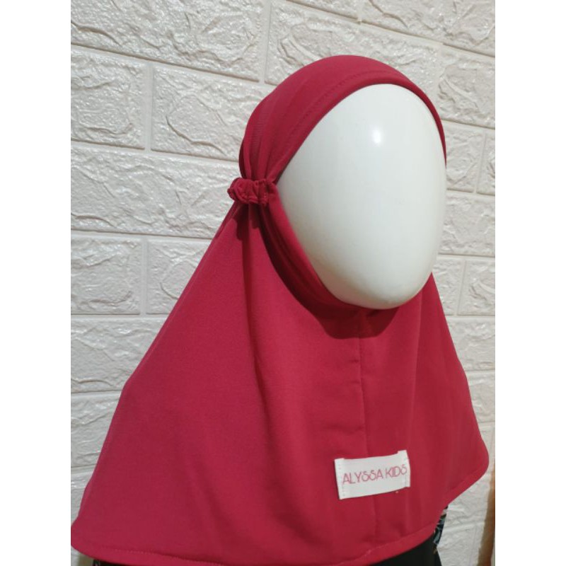 Jilbab anak/jilbab bergo bayi 0-12bln