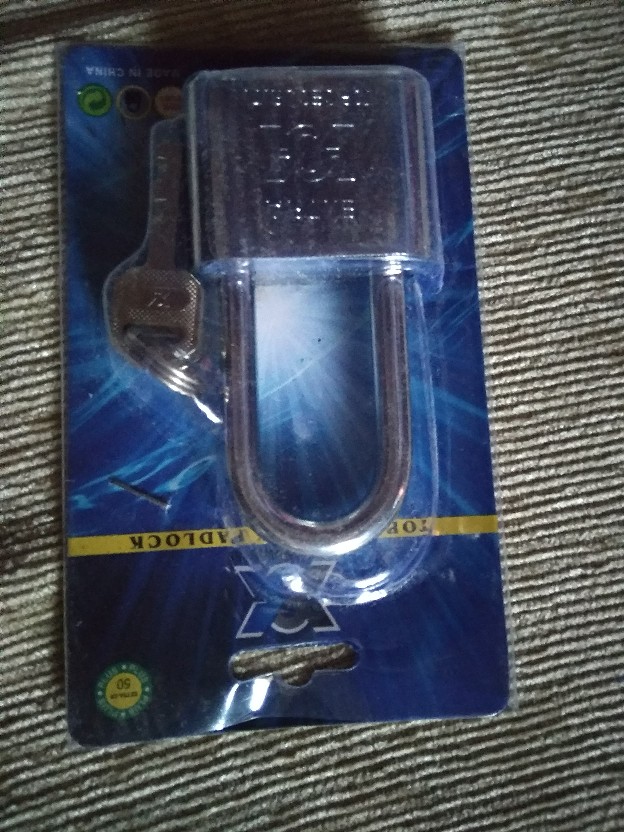 Gembok Putih Panjang 50mm 3 Key
