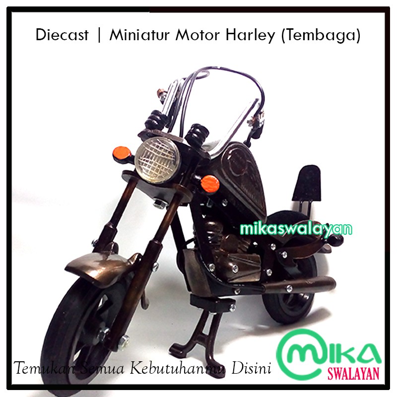 Miniatur Motor Harley | diecast Motor Harley | Miniatur Motor Tembaga