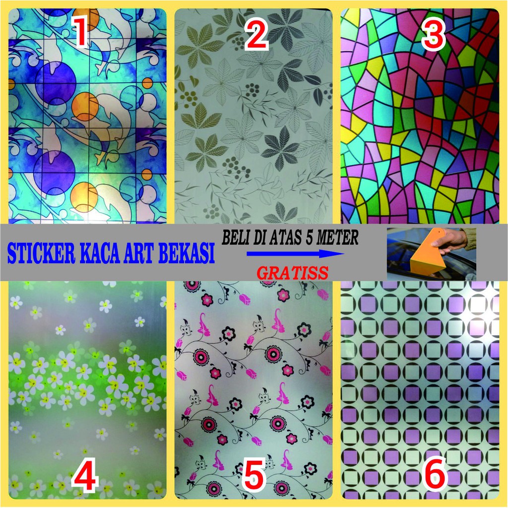 STIKER KACA STICKER KACA MOTIF KARAKTER 90 KACA FILM MOTIF PELAPIS KACA JENDELA TERMURAH