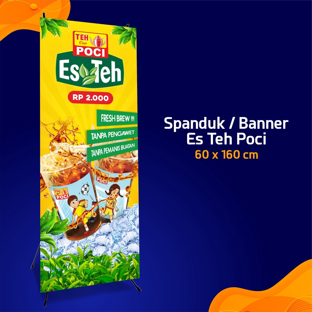 SPANDUK BANNER TEH POCI