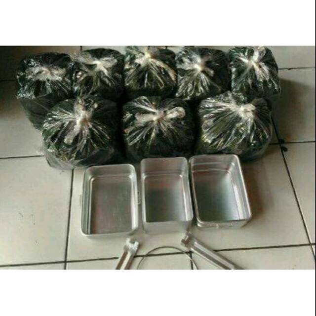 1Set Nesting Panci Kotak TNI