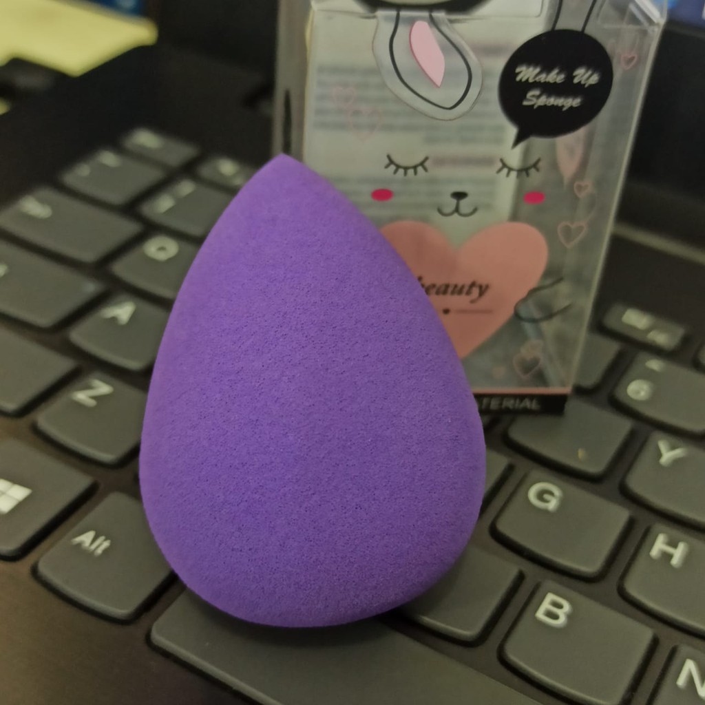 Spon Sponge Make Up Beauty Blender Cute Colourful Unik Makeup Face Blend Kosmetik