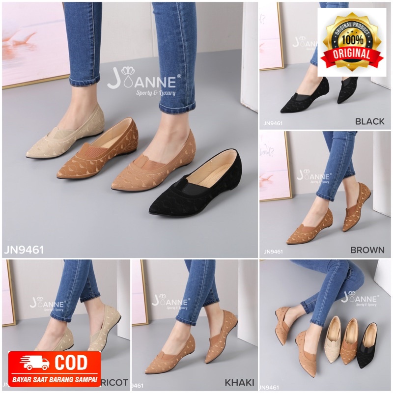 [ORIGINAL] JOANNE Loafers Shoes Sepatu Wanita #JN9461