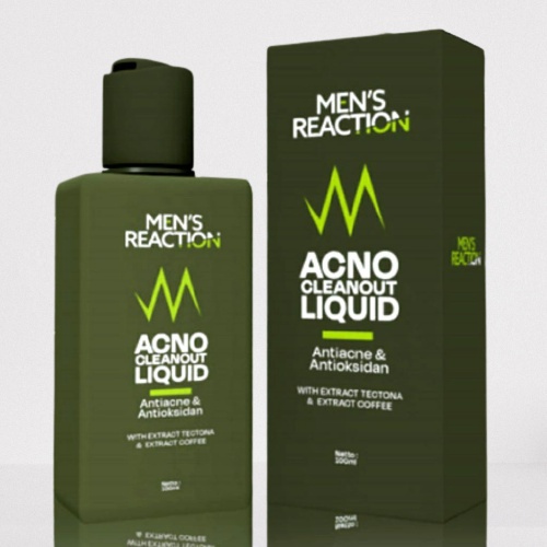 Sabun Muka Facial Wash Sabun Jerawat Men's Reaction Facialwash Cleanser