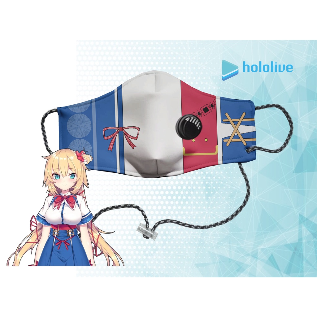 MASKER KAIN N95 2PLY HOLOLIVE AKAI HAATO