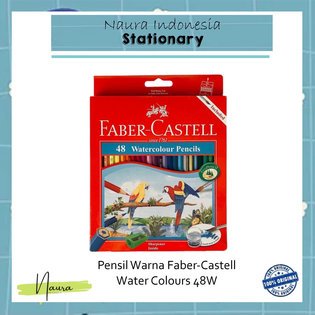 

Pensil Warna Faber Castell 48w watercolour Panjang