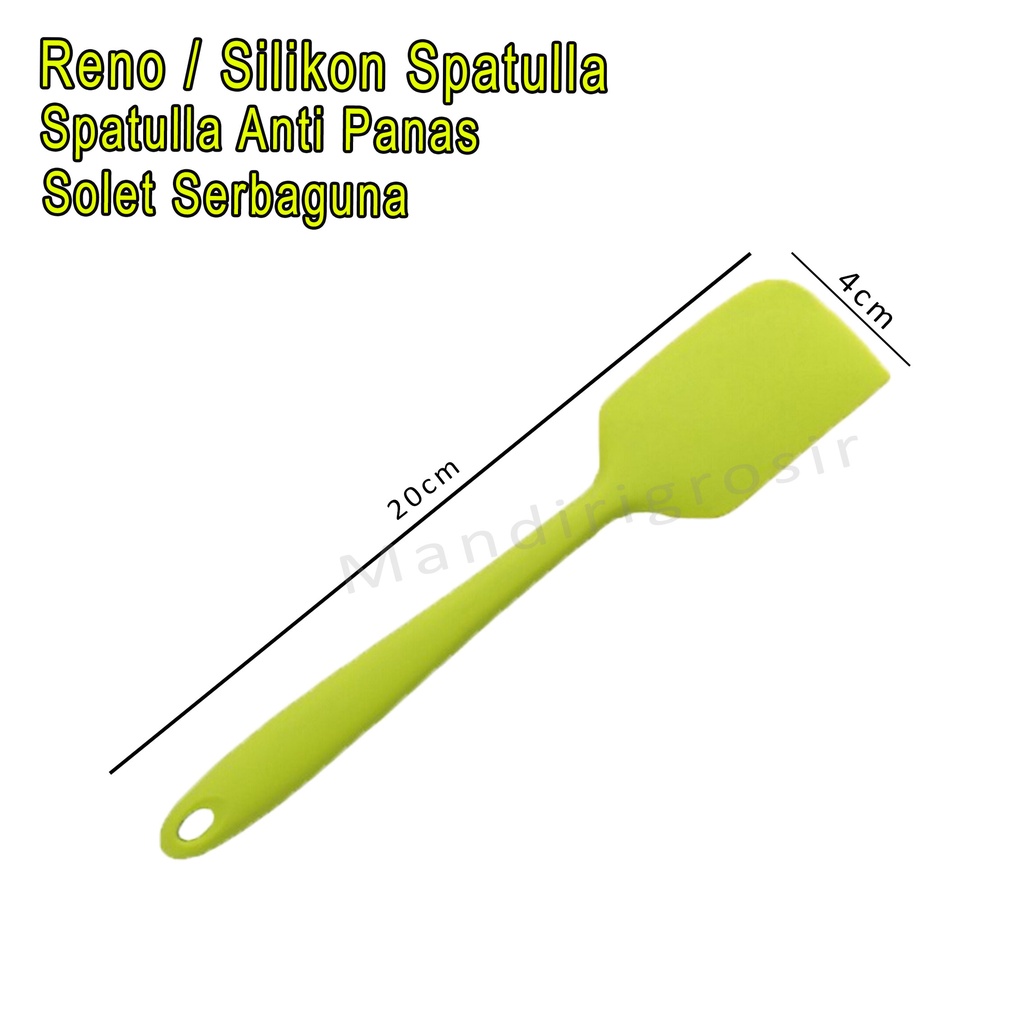 Silikon Spatulla *Reno * Spatulla Anti Panas * Solet Serbaguna