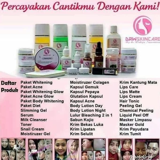 produk kecantikan DRW Skincare TERPERCAYA