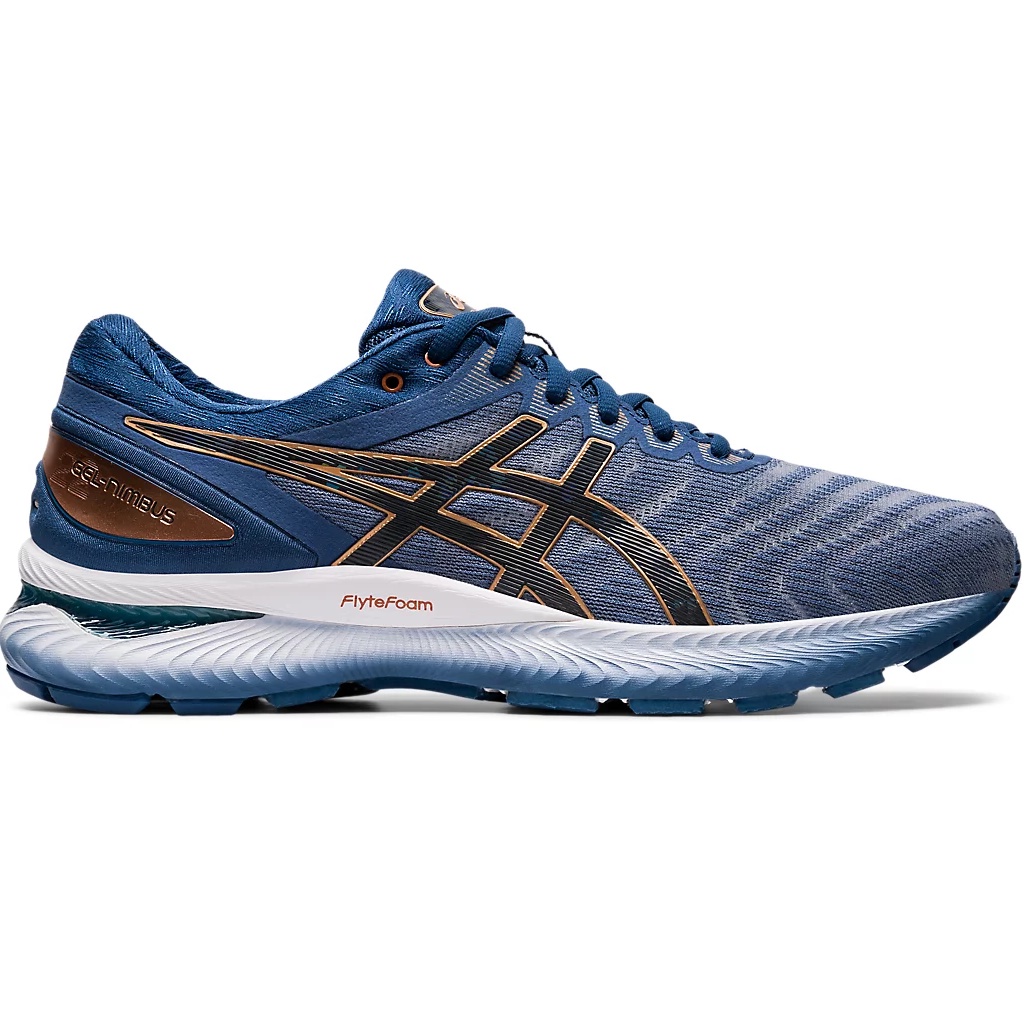 Sepatu Asics Gel Nimbus 22 Glacier Men Sport Running Lari Training Olahraga Gym Fitnes Original 100%