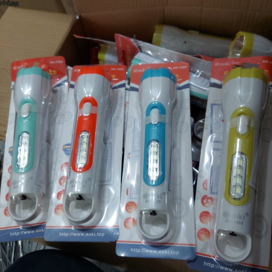 Senter Charge LED 1W + 4SMD - AK-1502