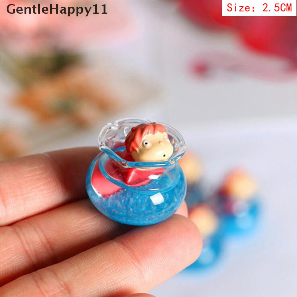 Gentlehappy 1Pc Ornamen Ikan Mas Mikro Hayao Miyazaki