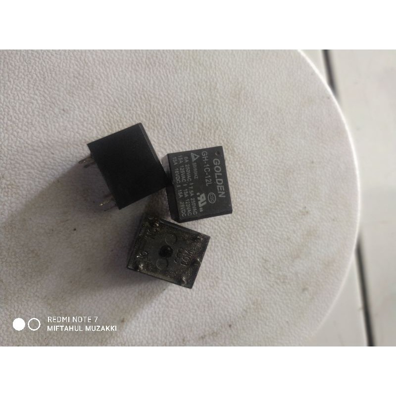 Jual GH-1C-12L Relay 12VDC : 125-16V 15A 250VAC 7.5A | Shopee Indonesia