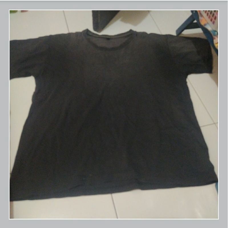 kaos pria polos murah warna hitam xxl