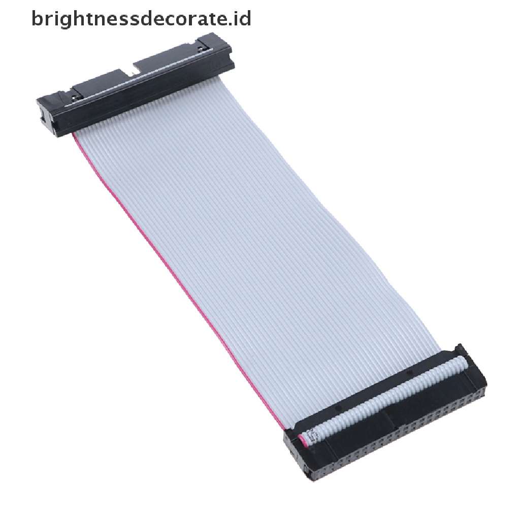 (Birth) Ide Kabel Ribbon Flat 40 Pin Male Ke Female Pata Untuk Hardisk Hdd 5inch (Id)
