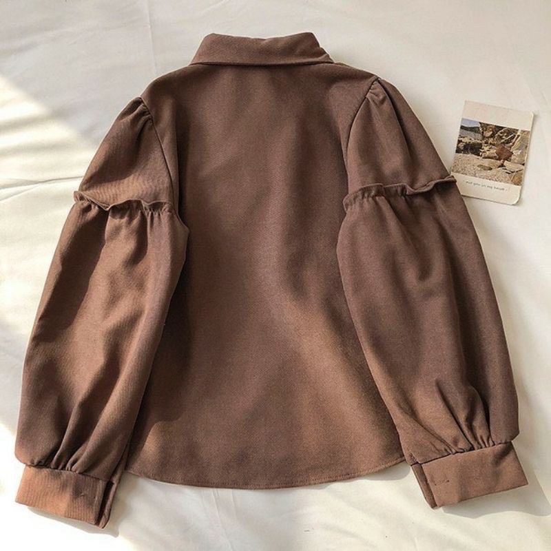 Kemeja Atasan Wanita Lengan Besar Modena Felice Katlina Lucia-3