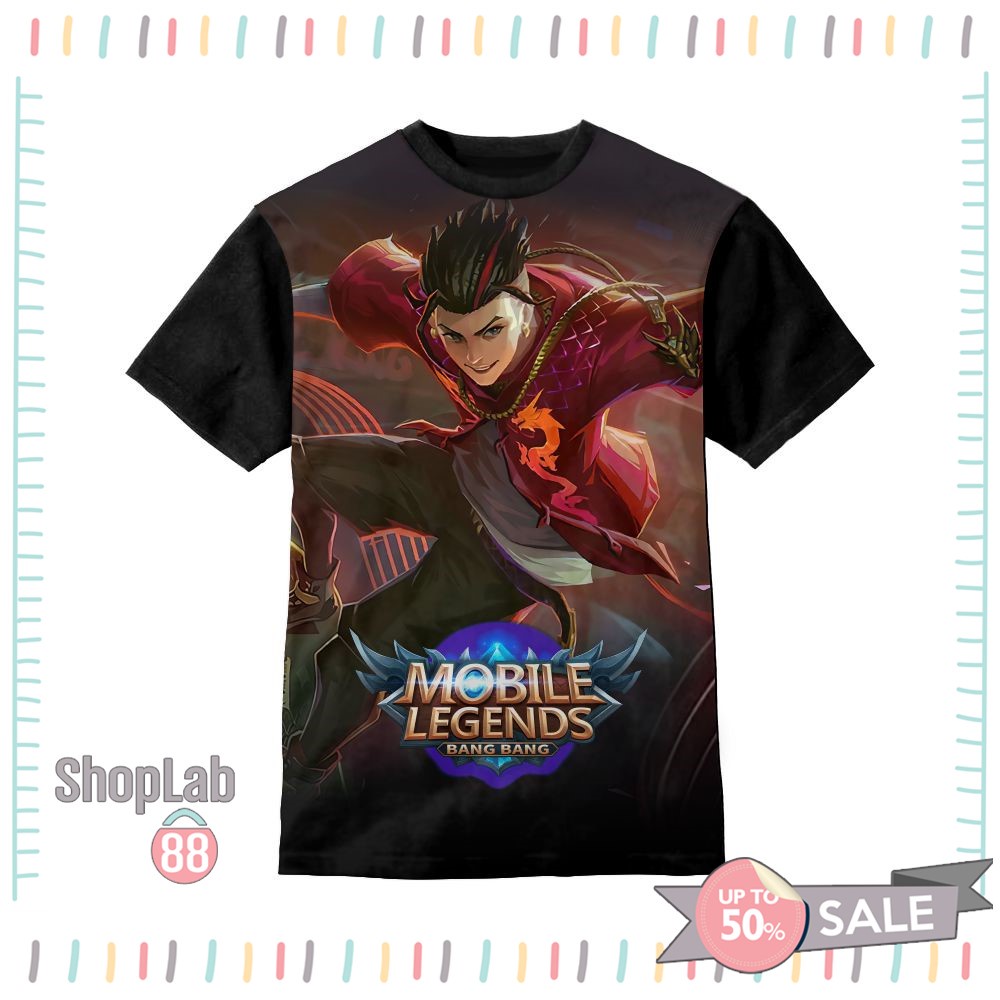 Baju Kaos Anak Mobile Legends Chou Stun Skin by SHOPLAB88 - Baju Kaos Anak Laki laki dan Perempuan |