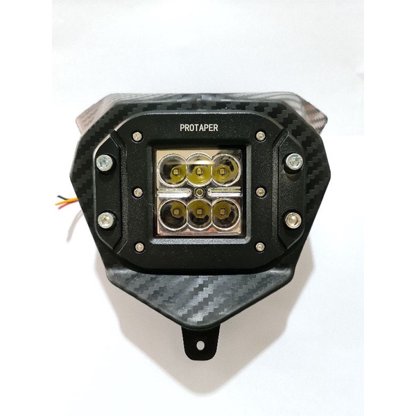 lampu depan crf 150l pnp batok bawaan model led model terang dan kedip / headlamp crf reflektor crf