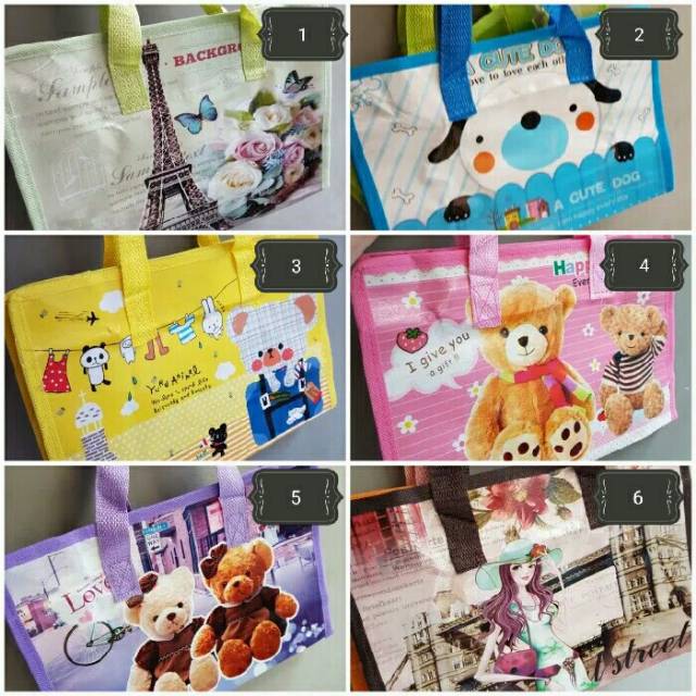 

Tas Plastik Spunbond S Goddie Bag/Wadah Bekal