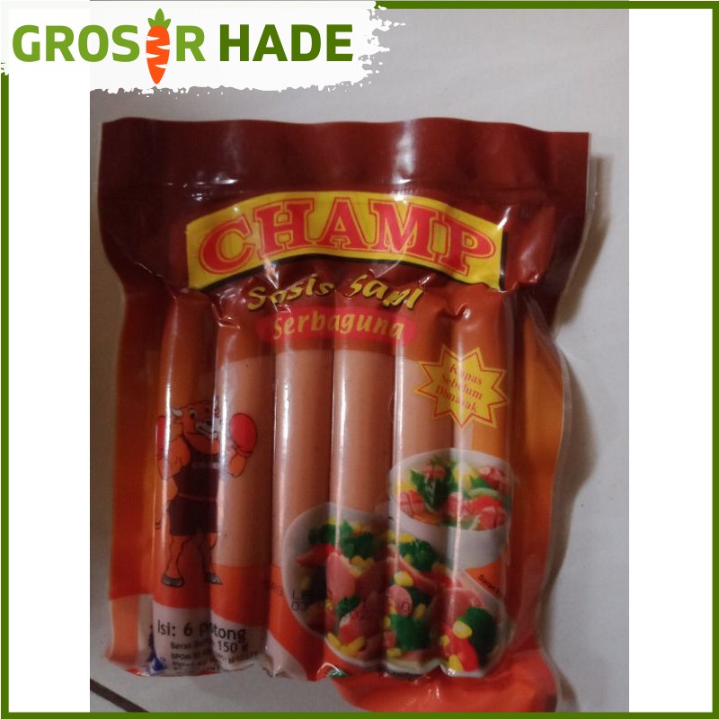 

sosis champ sapi 150 gram Pasar Bandung Murah