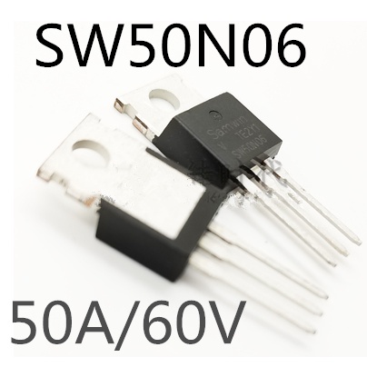 5pcs SW50N06 50A / 60V TO-220 Trioda Efek