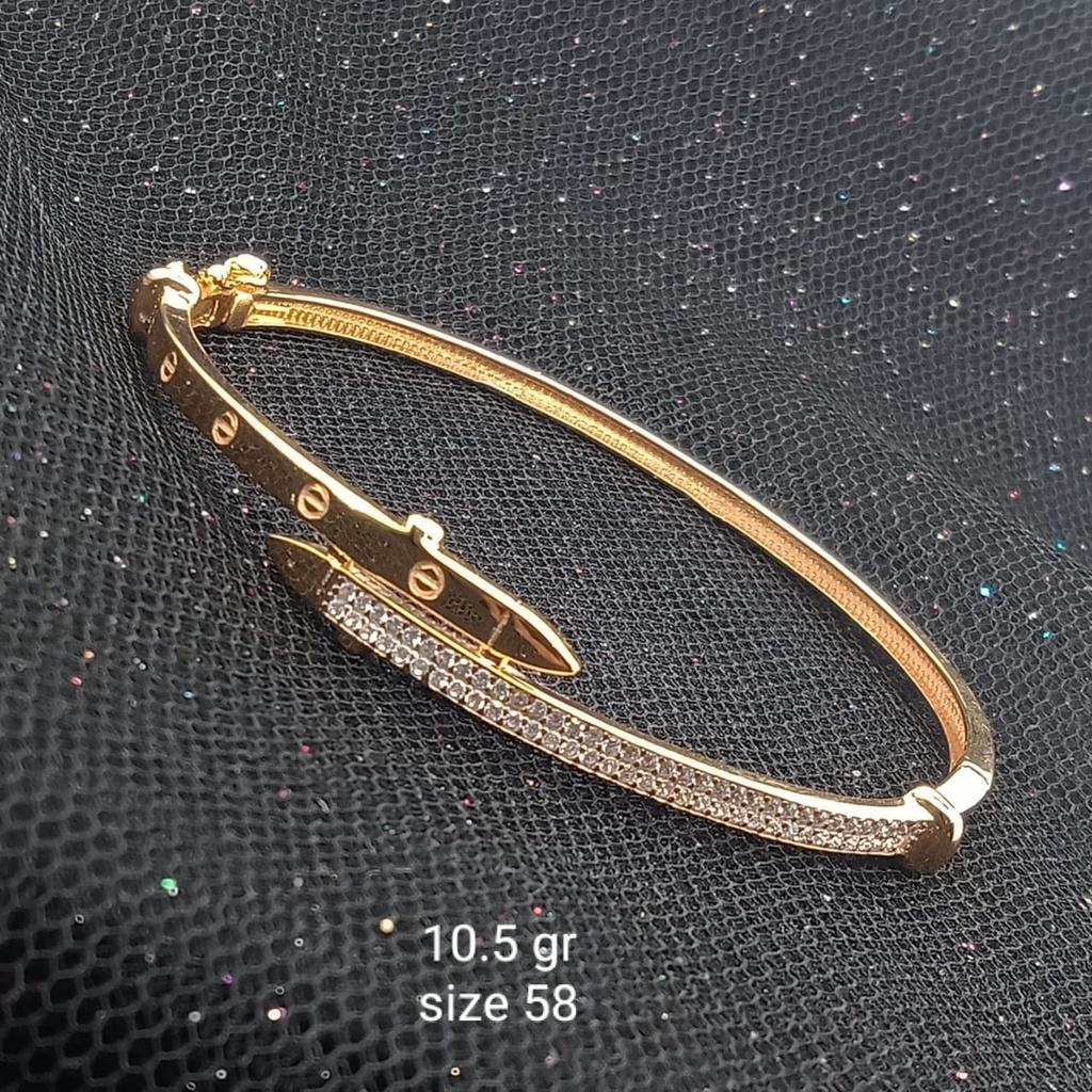 Gelang Emas 17K - 10.5 gr Kadar 750 - 946