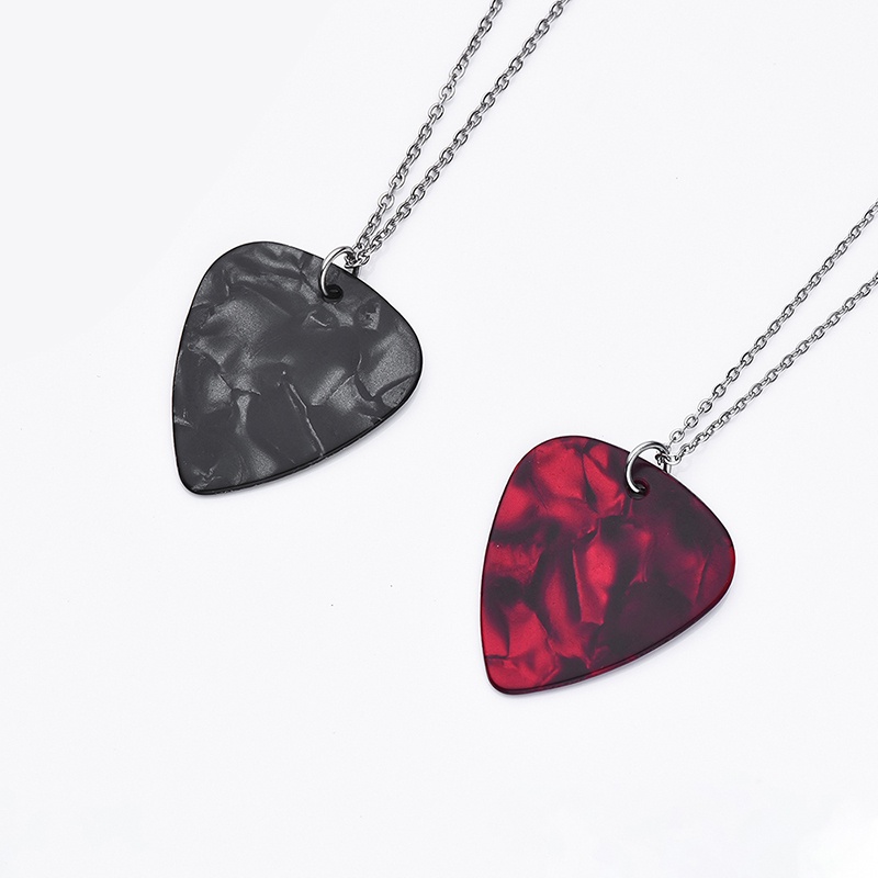 Kalung Liontin Pick Gitar Eddie Munson Untuk Hadiah Anak