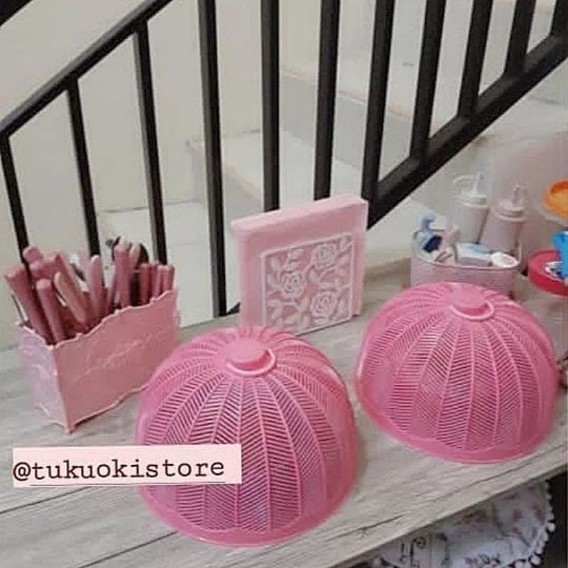 Tudung Saji Kecil Tudung Saji Pink Shabby