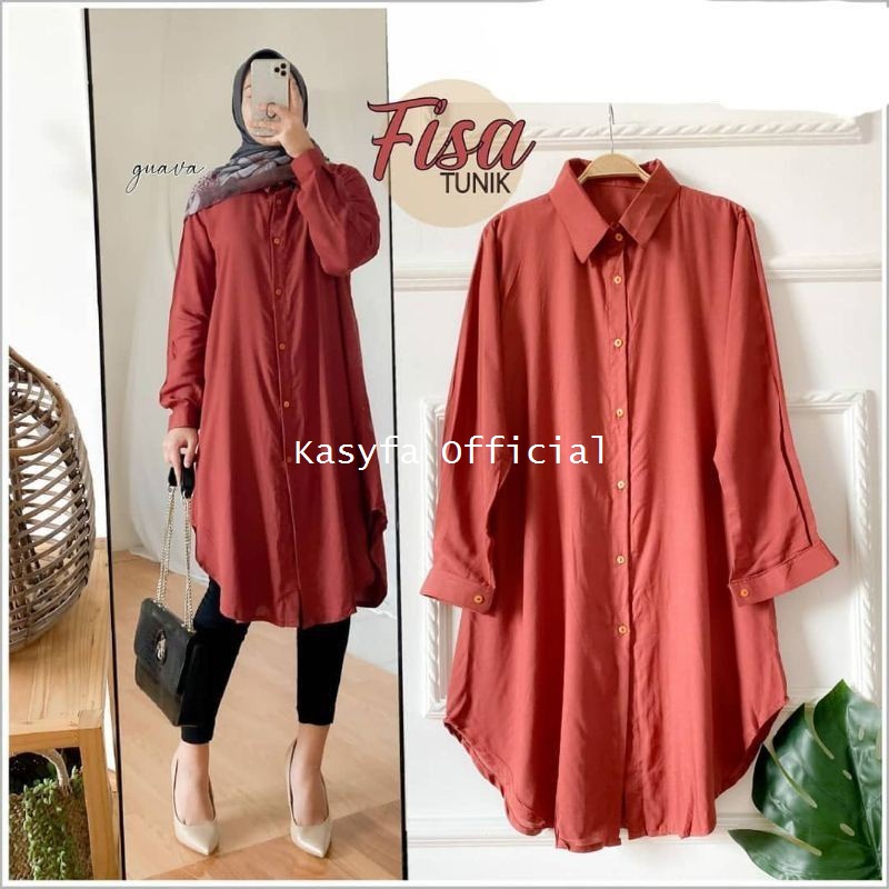 FISA TUNIK RAYON FULL KANCING