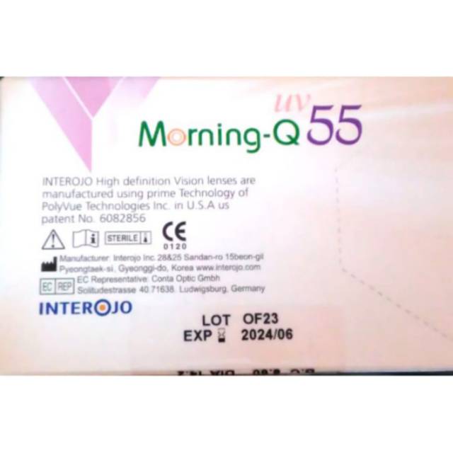 SOFTLENS MINUS TINGGI DISPOSABLE BENING MORNING Q